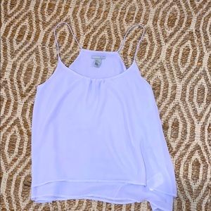 Lilac strapped tank